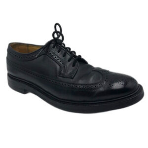 Florsheim Imperial Vintage Black Leather Wingtip Oxford Men’s 9.5D Vibram